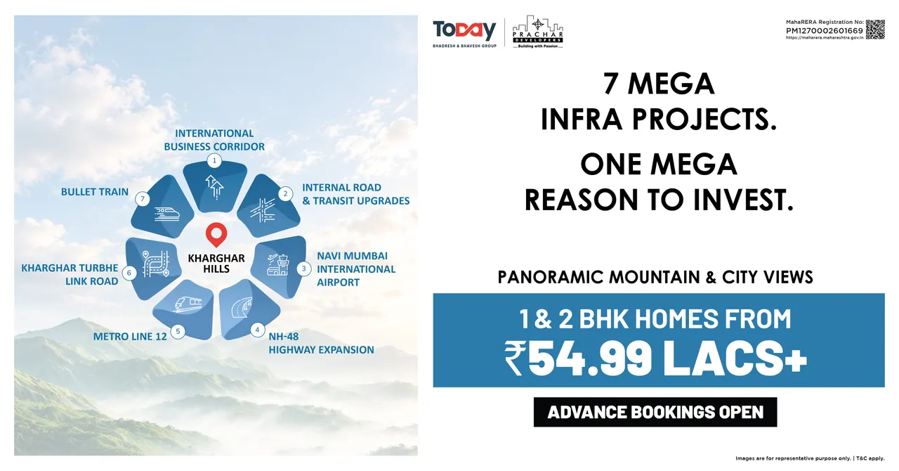 Supplied campaign diagram of seven infrastructure themes associated with Kharghar Hills
